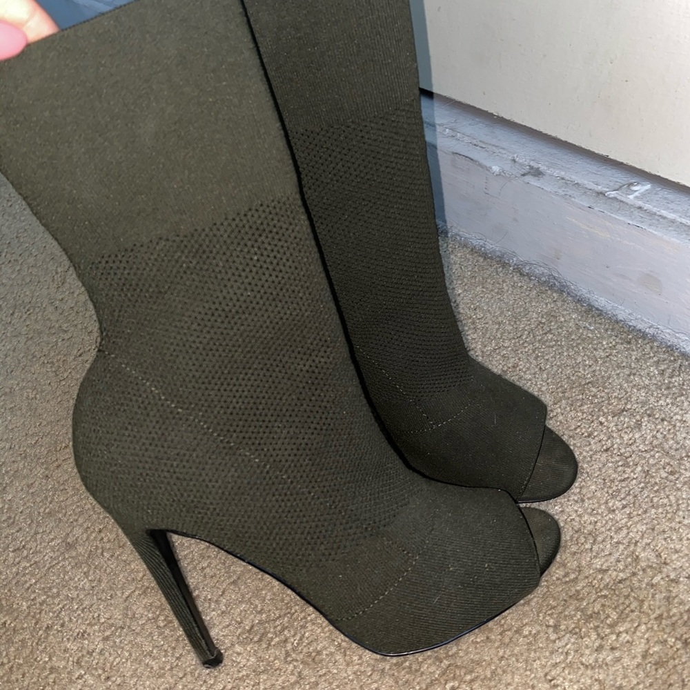 Steve Madden sock high heel
